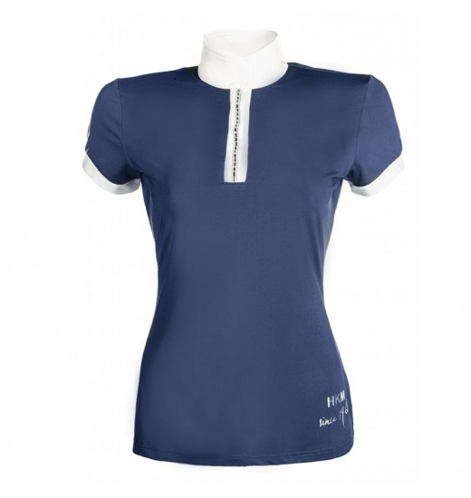 HKM WOMEN'S COMPETITION SHIRT CRYSTAL NAVY