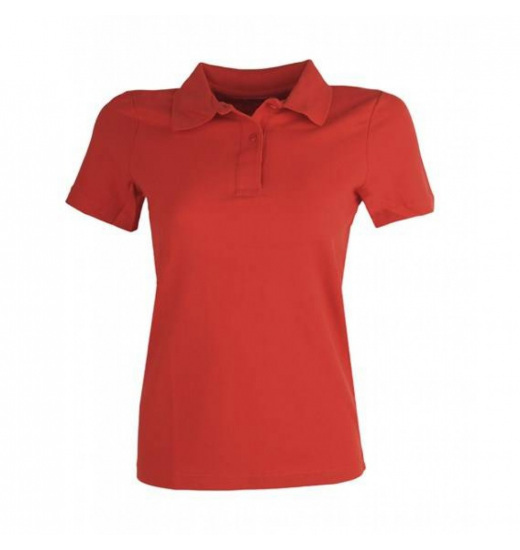 HKM LADIES' POLO SHIRT STEDMAN RED