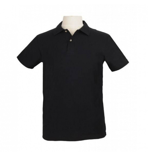 HKM MEN'S POLO SHIRT STEDMAN BLACK