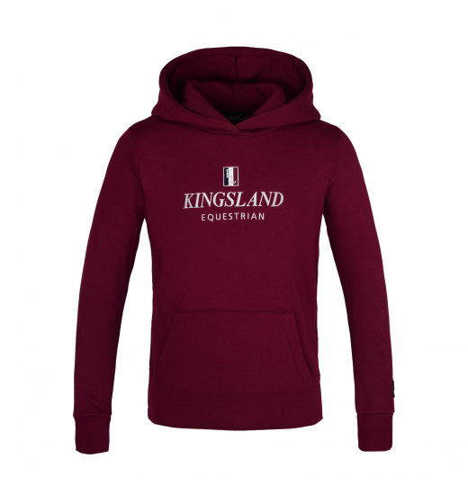 KINGSLAND CLASSIC KIDS' EQUINE HOODIE MAROON