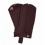 HKM HALF CHAPS MADE OF IMITATION NUBUCK LEATHER BROWN