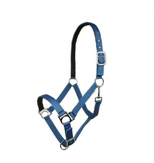 HKM HEAD COLLAR STARS SOFTICE WITH SOFT PADDING BLUE