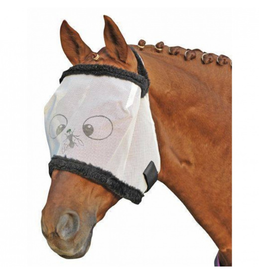 HKM Horse Anti Fly Mask Funny Ears & Eyes ALL SIZES & COLOURS 