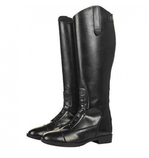HKM Junior Ladies Style Elasticated Waterproof Rubber Sole Horse Riding Boots 