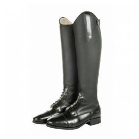 HKM Gijon Womens Horse Riding Equestrian Tall Boots Regular Real Leather Short 