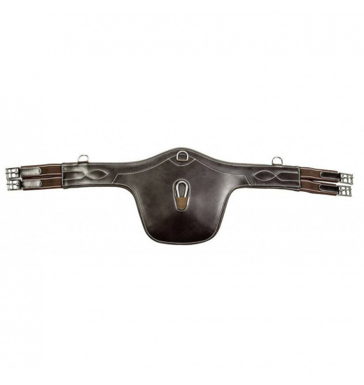 HKM STUD GUARD GIRTH SOFT BROWN