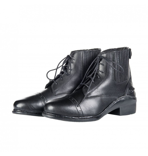 HKM JODHPUR BOOTS PROFI WITH LACES/ZIP BLACK