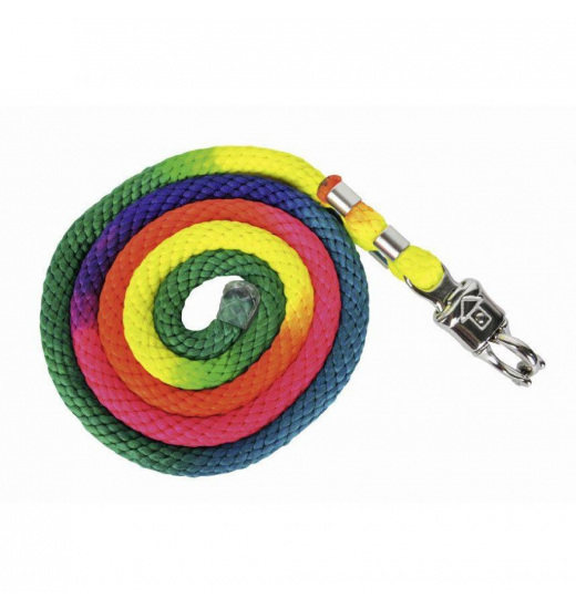 HKM LEAD ROPE MULTICOLOR WITH PANIC HOOK