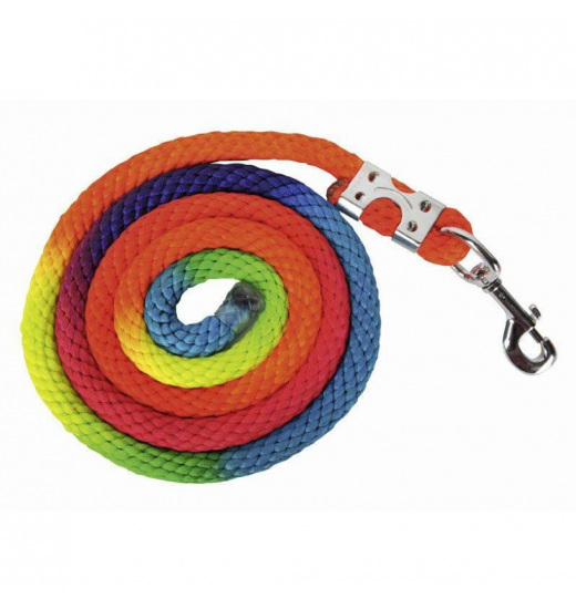 HKM LEAD ROPE MULTICOLOR WITH SNAP HOOK WIELOKOLOROWY