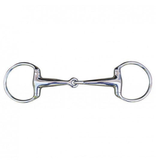 HKM EGGBUTT SNAFFLE 18 MM STAINLESS STEEL