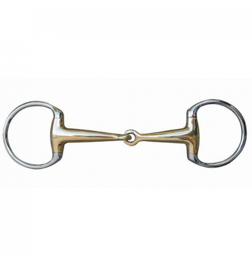 HKM EGGBUTT SNAFFLE 16 MM WITH ARGENTAN