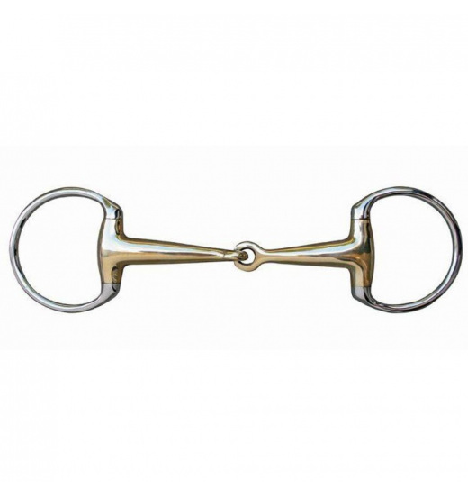 HKM EGGBUTT SNAFFLE 18 MM WITH ARGENTAN