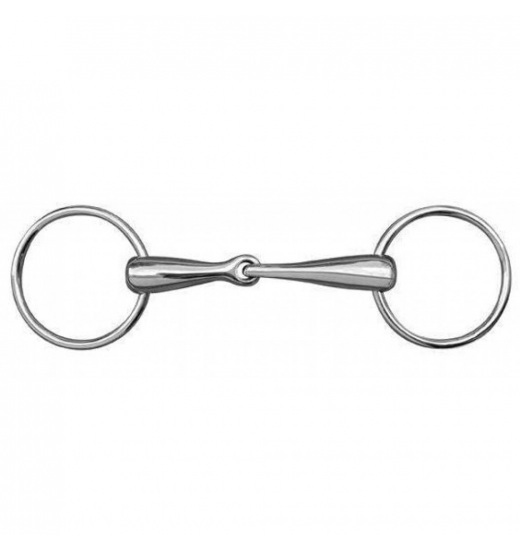 HKM LOOSE RING SNAFFLE 18 MM STAINLESS STEEL