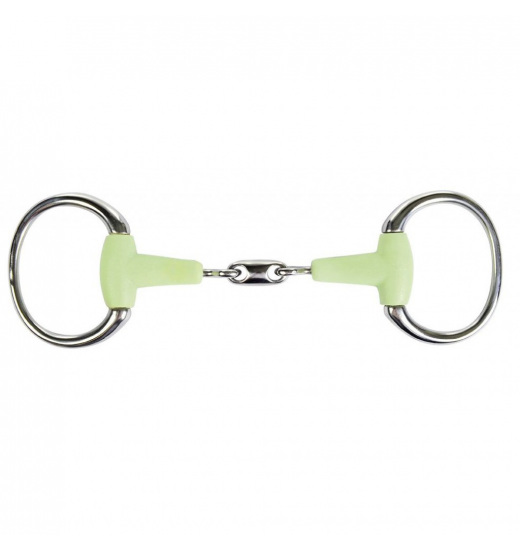 HKM EGGBUTT SNAFFLE WITH LOZENGE 18MM APPLE FLAVOUR