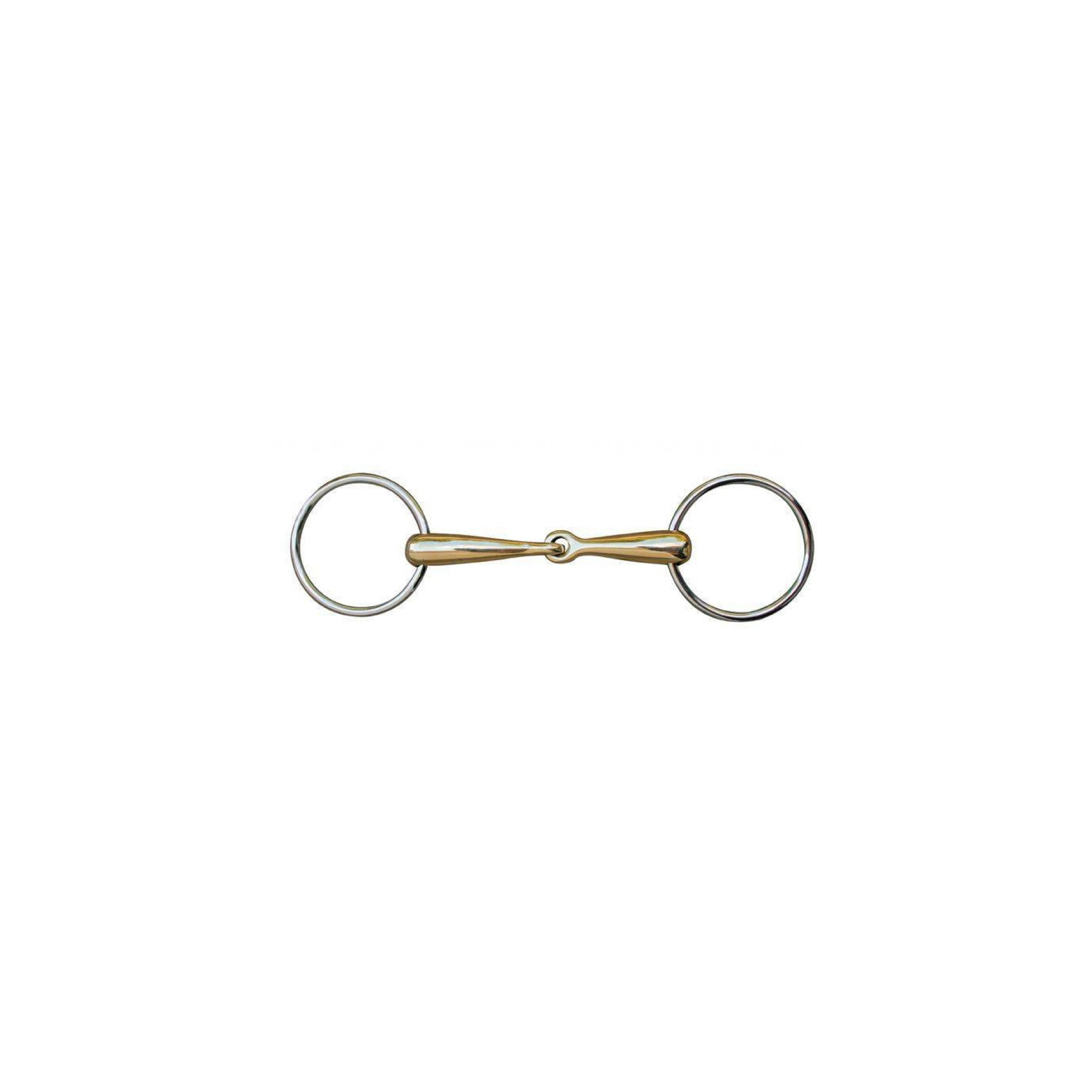 7cm Ring Bit Size 5" HKM Loose Ring Snaffle With Argentan Coating 18mm mouth