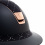 Samshield KASK MISS SHIELD / LOZENGE BLACK TOP / LOZENGE BLACK FRONTAL BAND/ ROSE GOLD / CZARNY