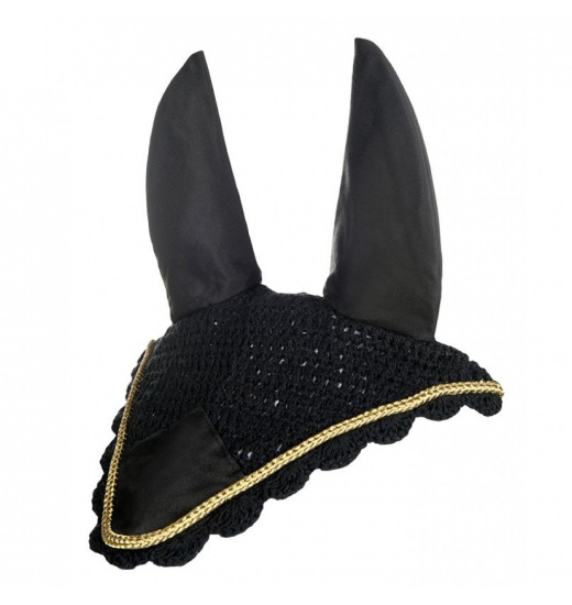 HKM EAR BONNET BLACK