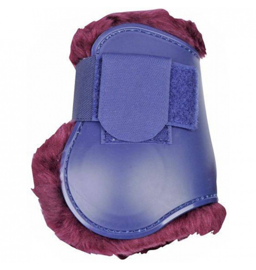 HKM FETLOCK BOOTS TEDDY BACK NAVY