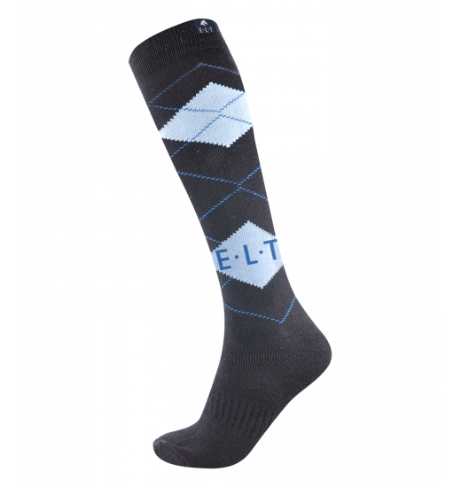 ELT KARO RIDING KNEE SOCKS BLACK