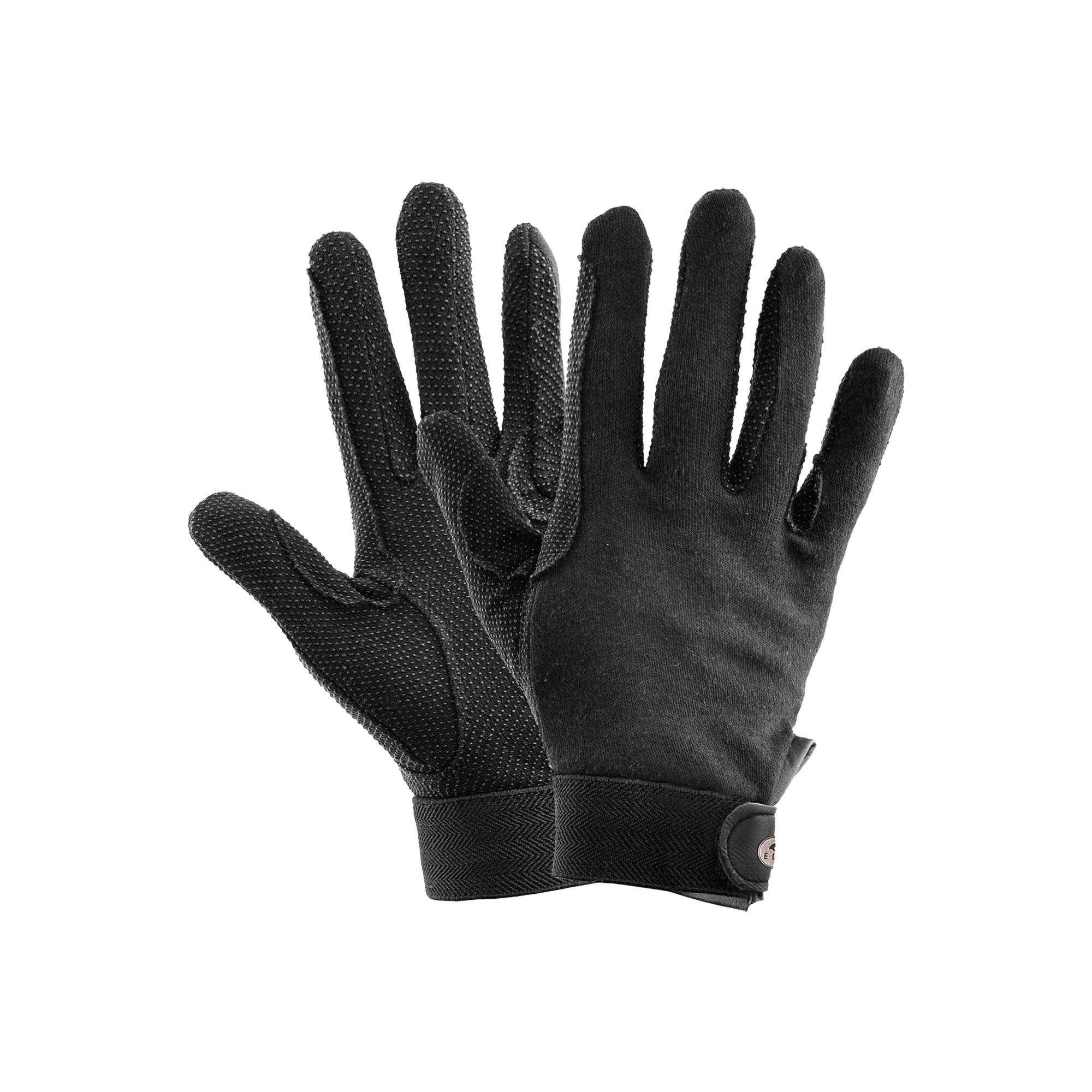 Equestrian Horse Riding Gloves LADIES Synthetic Leather Cotton Dublin Grey 