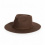 RANCHER FEDORA AUSTRALIAN WOOL HAT BROWN