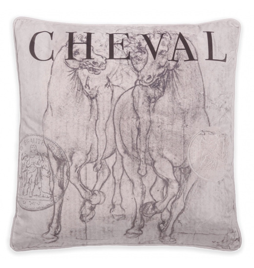 CHEVAL VELVET EQUESTRIAN CUSHION