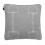 Adamsbro WOOL CASHMERE EQUESTRIAN SQUARED EQUESTRIAN CUSHION GREY