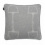 WOOL CASHMERE EQUESTRIAN SQUARED EQUESTRIAN CUSHION GREY