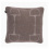 WOOL CASHMERE EQUESTRIAN SQUARED EQUESTRIAN CUSHION BROWN