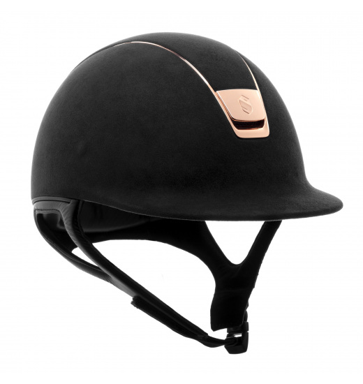 KASK PREMIUM / ALCANTARA BLACK TOP / ROSE GOLD BLASON BLACK