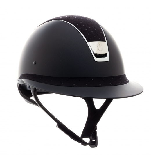 SAMSHIELD MISS SHIELD / CRYSTAL COMET BLACK TOP / CRYSTAL COMET LIGHT BLACK BAND / BLACK - 1 in category: Horse riding helmets f