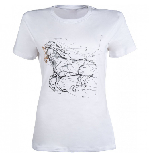 HKM GEOMETRICAL WOMEN'S EQUESTRIAN T-SHIRT