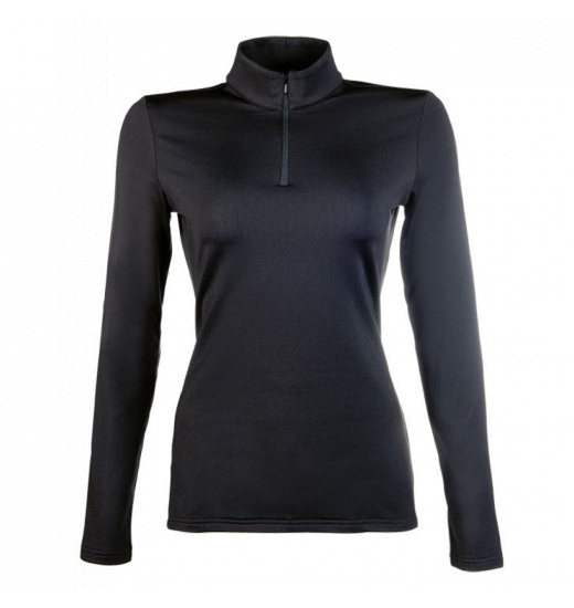 HKM BASIC WOMEN'S EQUESTRIAN FUNCTIONAL SHIRT BLACK