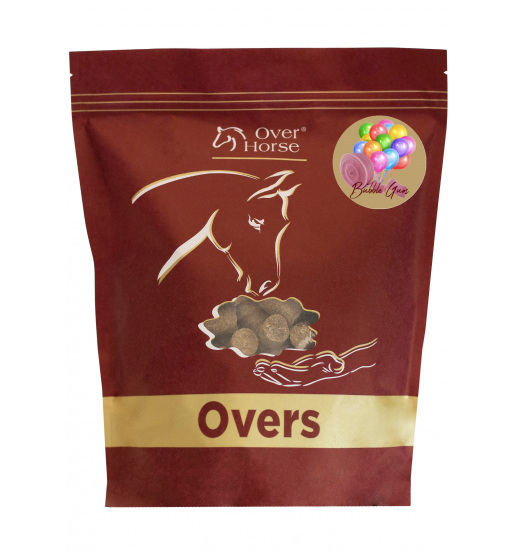 OVER HORSE OVERS HORSE SNACKS FLAVORED BUBBLE GUM 1 KG