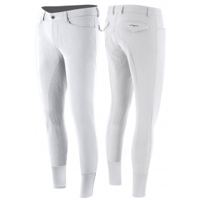 ANIMO MINISTRO BRYCZESY BIAŁE JEŹDZIECKIE Z PEŁNYM LEJEM SILIKONOWYM MĘSKIE