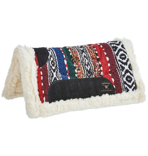 STRIPES PLUSH NAVAJO-PAD STRIPED RED