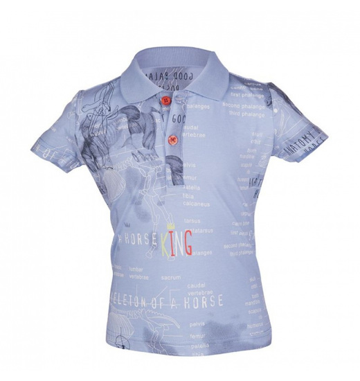 HKM KIDS' POLO SHIRT ROYAL