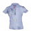 HKM KINDER POLOSHIRT ROYAL