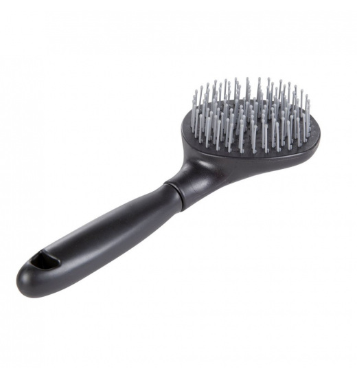 HKM HORSE MAIN AND TAIL BRUSH WITH RHINESTONES - EQUISHOP Equestrian Shop