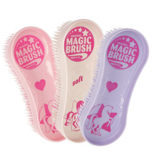 MAGIC BRUSH STARLIGHT BODY BRUSH FOR HORSES 3 PCS.