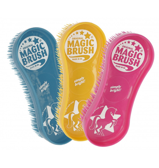 MAGIC BRUSH CLASSIC BODY BRUSH FOR HORSES 3 PCS.