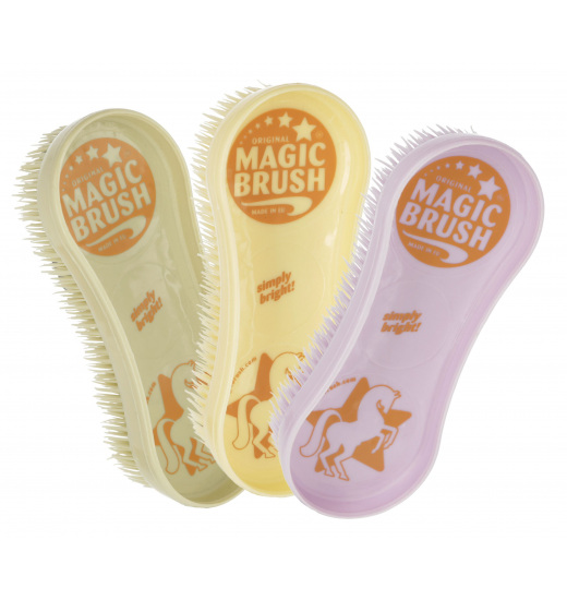 MAGIC BRUSH WATER LILY BODY BRUSH FOR HORSES 3 PCS.