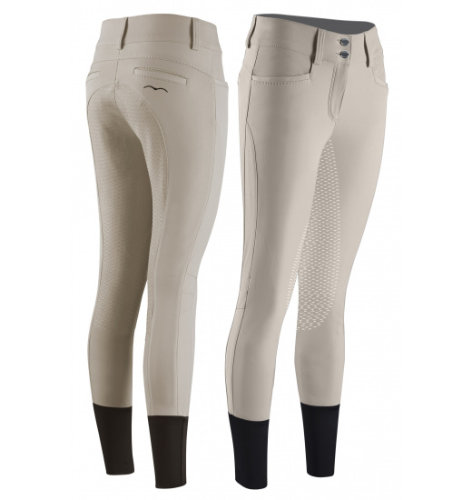 ANIMO NALINDI WOMEN'S FULL GRIP RIDING BREECHES BEIGE