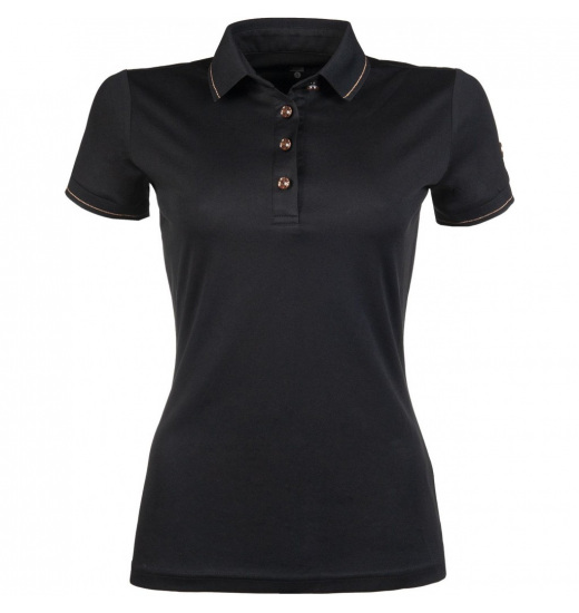 HKM ROSEGOLD GLAMOUR STYLE WOMEN'S RIDING POLO SHIRT