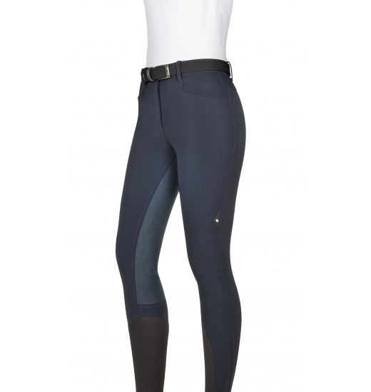 EQUILINE BERKLEK WOMEN'S ECOLEAT FULL PATCH BREECHES BLACK