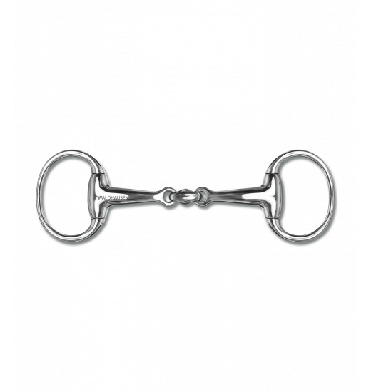 WALDHAUSEN EGGBUT DOUBLE JOINTED SNAFFLE BIT