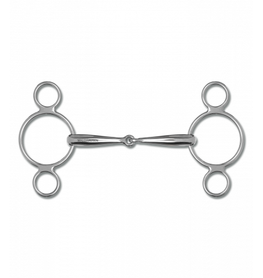 WALDHAUSEN 3-RING SNAFFLE BIT