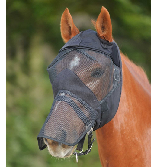 WALDHAUSEN FLY BONNET WITHOUT EARS BLACK