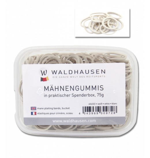 WALDHAUSEN RUBBER BRAIDING BANDS WITH BOX Equestrian Shop