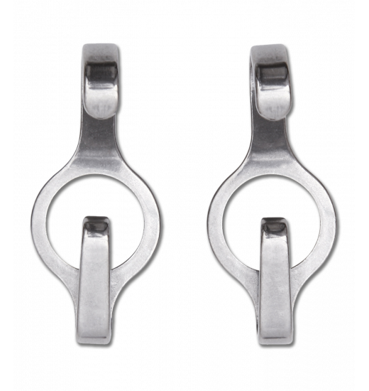 WALDHAUSEN CIRCLE CURB CHAIN HOOKS FOR PELHAM